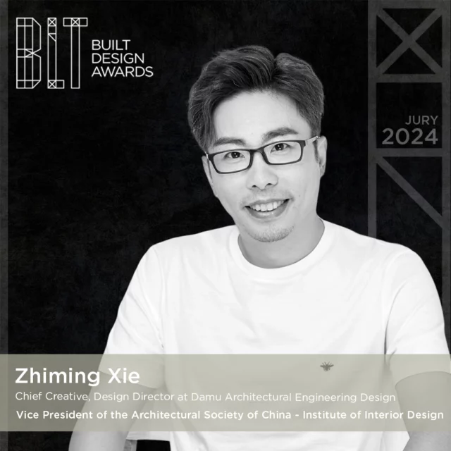 Meet the Jury: Zhiming Xie | Chief Creative, Design Director at Damu Architectural Engineering Design / Vice President of the Architectural Society of China - Institute of Interior Design ⁠
⁠
Zhiming Xie graduated from the Guangdong University of Technology and earned an EMBA from Tsinghua University. With over 20 years in interior architectural design, he is a leading figure in the field in China and beyond, specializing in renovations, commercial spaces, hotels, and urban reconstruction. ⁠
⁠
Through his years, Xie has received numerous international awards and recognition in the Asia Pacific region for his work. ⁠
⁠
Click the link in bio to discover more about Zhiming and this year's incredible roster of jury members.⁠
⁠
#bltbuiltdesignawards #bltawards #architecturaldesign #design #designaward #meetthejury #jurymembers