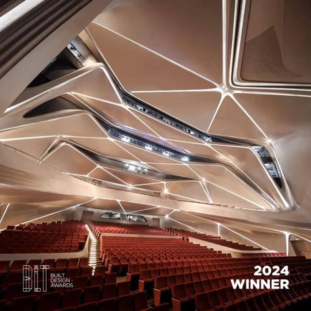 Zhuhai Jinwan Civic Arts Centre | Jury's Favorite in Architectural Design - Cultural 🏅⁠
⁠
Located in Zhuhai’s Jinwan district, the Zhuhai Jinwan Civic Arts Centre primarily functions as a unified creative hub for all, combining three cultural institutions: a Performing Arts Centre with a 1200-seat Grand Theatre and a 500-seat Black Box theatre, a Science Centre, and an Art Museum. Each venue has its own distinct features but all share one cohesive design.⁠
⁠
Company: Zaha Hadid Architects⁠
Lead Designer: Zaha Hadid Architects⁠
Architect: Zaha Hadid Architects⁠
Photographer Credit: Virgile Simon Bertrand, Seilao Jiong, Yipeng Lyu, CAT-OPTOGRAM_STUDIO⁠
Client: Zhuhai Huajin Development and Construction⁠
⁠
📍 Location: Zhuhai, China⁠
⁠
Click the link in bio to learn more about the project. ⁠
⁠
#bltbuiltdesignawards #bltdesignawards #bltawards #architecturaldesign #jurysfavorite #designaward #culturallandscape