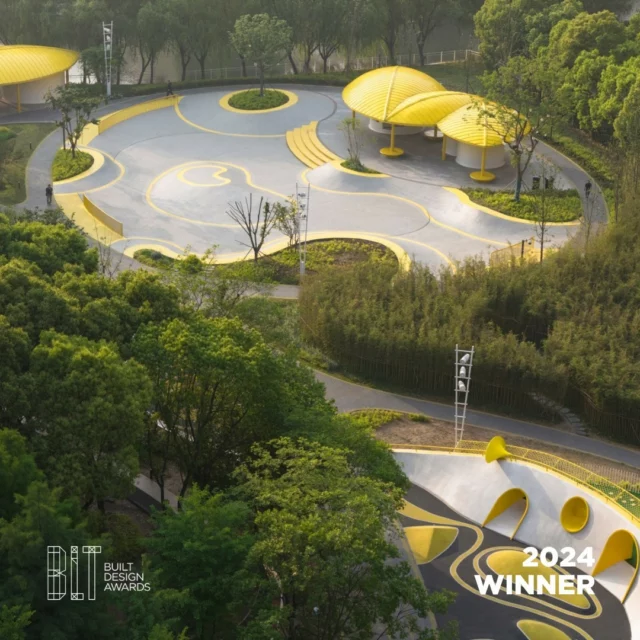 Orchestra Park | Jury's Favorite in Landscape Architecture - Public Landscape 🏆⁠
⁠
Drawing inspiration from traditional Jiangnan instruments, the park design takes both cultural heritage and the area’s natural landscape to create a vibrant community space with diverse activities. The layout incorporates flowing curves reminiscent of silk and bamboo, a jogging track, and separates the park into a riverside greenbelt and recreational area.⁠
⁠
“This design seamlessly blends natural beauty with functional spaces, creating a beloved and vibrant community space for all ages.⁠
⁠
Company: SoBA⁠
Lead Designer: Ruo Wang, Haiyin Tang⁠
Design Team: Chuanzhang Li, Zhexuan Liao, Yiqing Wu, Yunxuan Xiao, Zihao Chen⁠
Photo Credit: Holi⁠
⁠
📍 Location: Suzhou, China⁠
⁠
Click the link in bio to learn more about the project.⁠
⁠
#bltbuiltdesignawards #bltdesignawards #bltawards #landscapearchitecture #designaward #publiclandscape