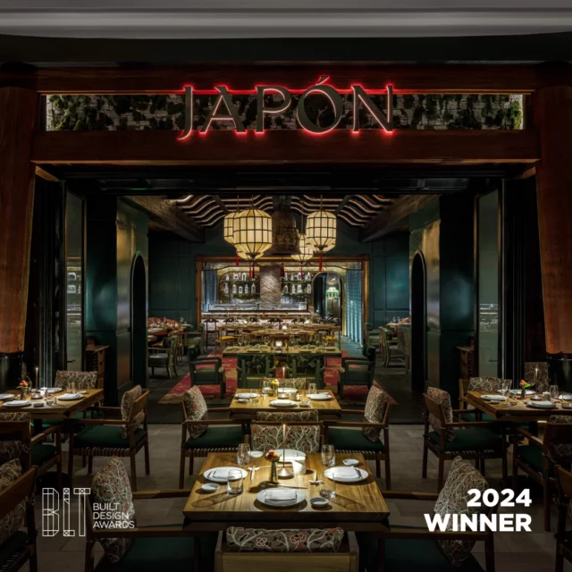 Japon | Jury's Favorite in Interior Design - Hospitality: Bar and Restaurant 🏆⁠
⁠
Japon immerses you in a world where Japan's past and present meet. At the entrance, a mosaic crane welcomes you, symbolizing elegance and natural beauty. The design features wall-to-ceiling feather tiles that frame the crane, which overlooks the surrounding scenery while the colors of the mosaic inspire the restaurant's entire palette. 🎌⁠
⁠
Company: Saladino Design Studio⁠
Lead Designer: Milagros Canada⁠
Design Team: Nasly Senior, Milagros Canada, Chris Parra, Sean Saladino, Karla Saladino⁠
Architecture Firm: Saladino Design Studios⁠
Interior Designer: Nasly Senior⁠
Lighting Design: Saladino Design Studios⁠
Photo Credit: Kris Tambuerllo⁠
Client: Setai Hotel Acquisition⁠
⁠
📍 Location: Miami, Florida, USA⁠
⁠
Click the link in bio to learn more about Japon.⁠
⁠
#bltbuiltdesignawards #bltdesignawards #bltawards #designaward #interiordesign #hospitality #barandrestaurant #japon