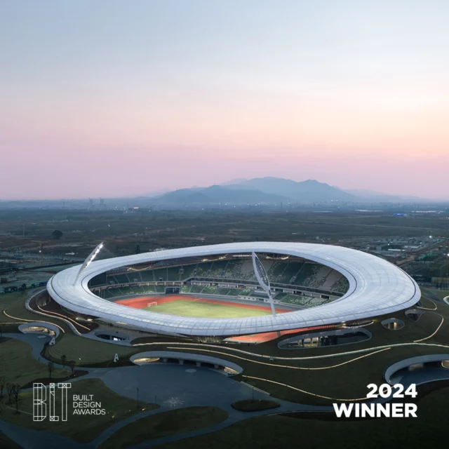 Quzhou Stadium | Jury's Favorite in Architectural Design - Recreational Design Company 🏆⁠
⁠
With its concrete structures and earth-sheltered landscape, Quzhou Stadium embodies a true urban space for sports and ecology, seamlessly blending with the surrounding landscape rather than standing apart from it.⁠
⁠
“Architects were determined to build a stadium that would embed much of the technology that went into its production so that it can instead be open to the surrounding public space from nearly every angle.”⁠
⁠
Company: MAD Architects⁠ @madarchitects 
Lead Designer: Ma Yansong, Dang Qun, Yosuke Hayano⁠
Design Team: LIU Huiying, Kin LI, FU Changrui, XU Chen, LI Cunhao, LI Guangchong, LI Gang, Iting LI⁠
Architecture Firm: MAD Architects⁠
Interior Designer: MAD Architects⁠
Lighting Design: Ning's Field Lighting Design⁠
Photo Credit: CreatAR Images, Aogvision⁠
Client: Quzhou West District Development Committee, Quzhou Baoye Sports Construction and Operation Co., Ltd⁠
⁠
📍 Location: Quzhou, Zhejiang Province, China⁠
⁠
Click the link in bio to learn more about the project.⁠
⁠
#bltbuiltdesignawards #bltdesignawards #bltawards #designaward #architecturaldesign #recreationdesign